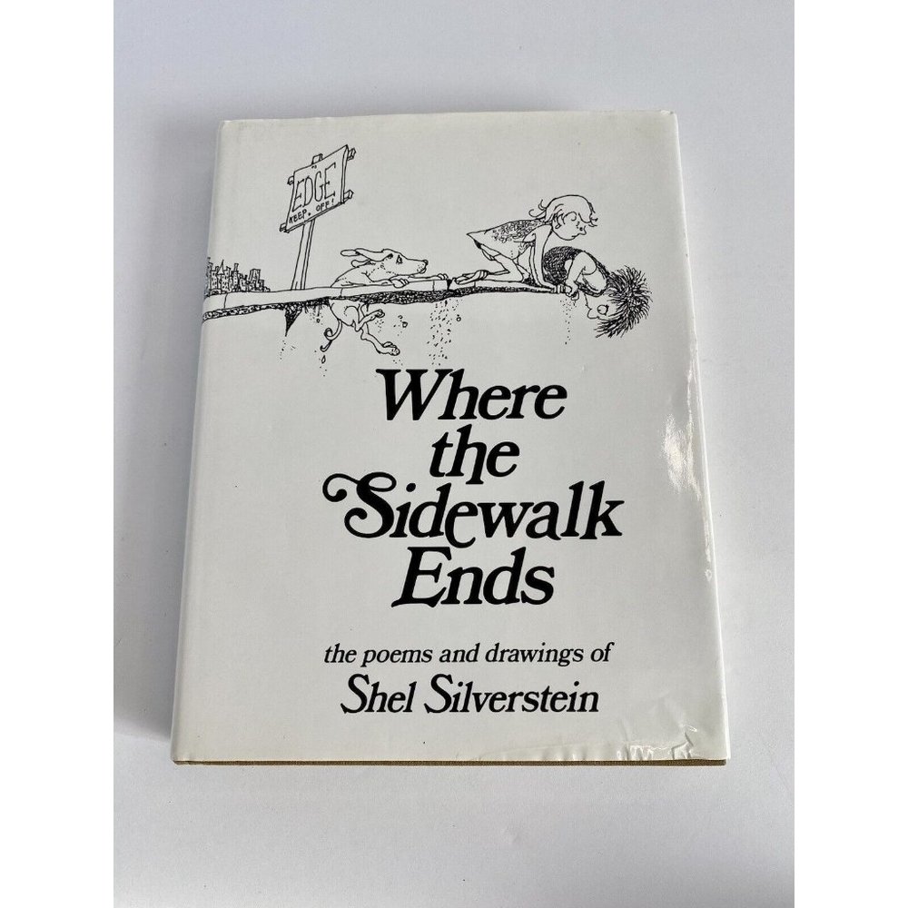 Where the Sidewalk‎ Ends Shel Silverstein Book 1974 HC DJ